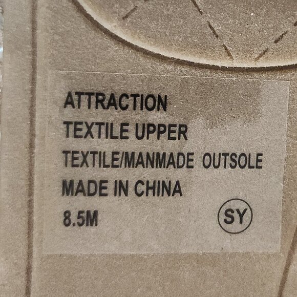 Pop Attraction Nude Women's Size 8.5 Beige Mesh Rhinestones Jewel Ballet Flat - Picture 8 of 12